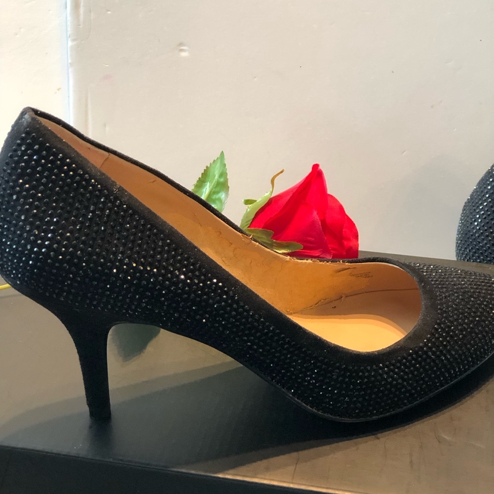 INC International Concepts Black Studded HOT Sexy Heels